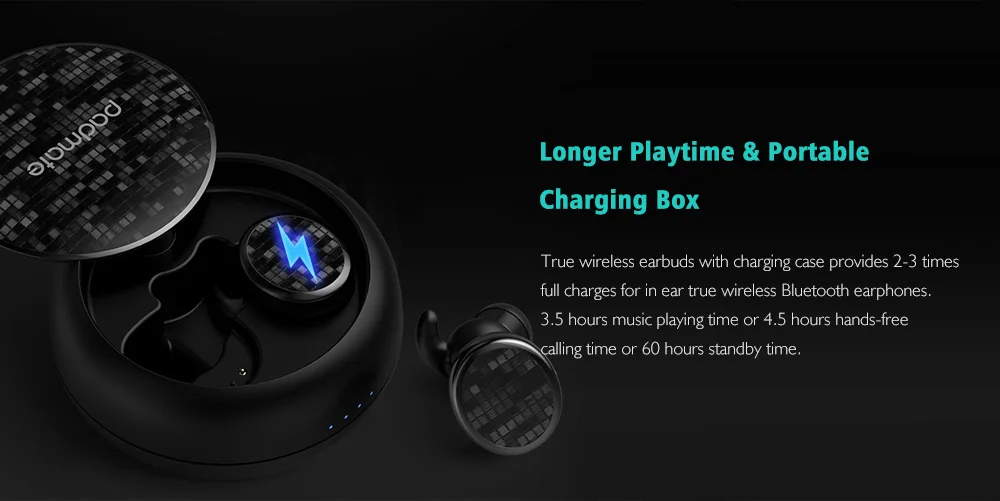 Padmate X13 настоящие беспроводные Bluetooth наушники бинауральные PaMu-вкладыши 5,0
