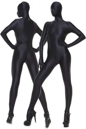 

Hot Selling Spandex Full Body Suit Black Zentai Suit with Free Shipping