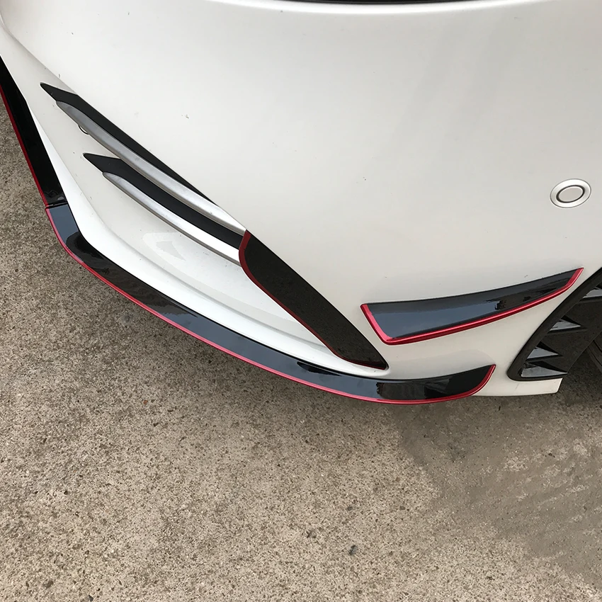 Для Mercedes Benz A Class W177 V177 A180 A200 A220 A250 спортивные наклейки переднего бампера отделка крыла крышка аксессуары автомобильный Стайлинг