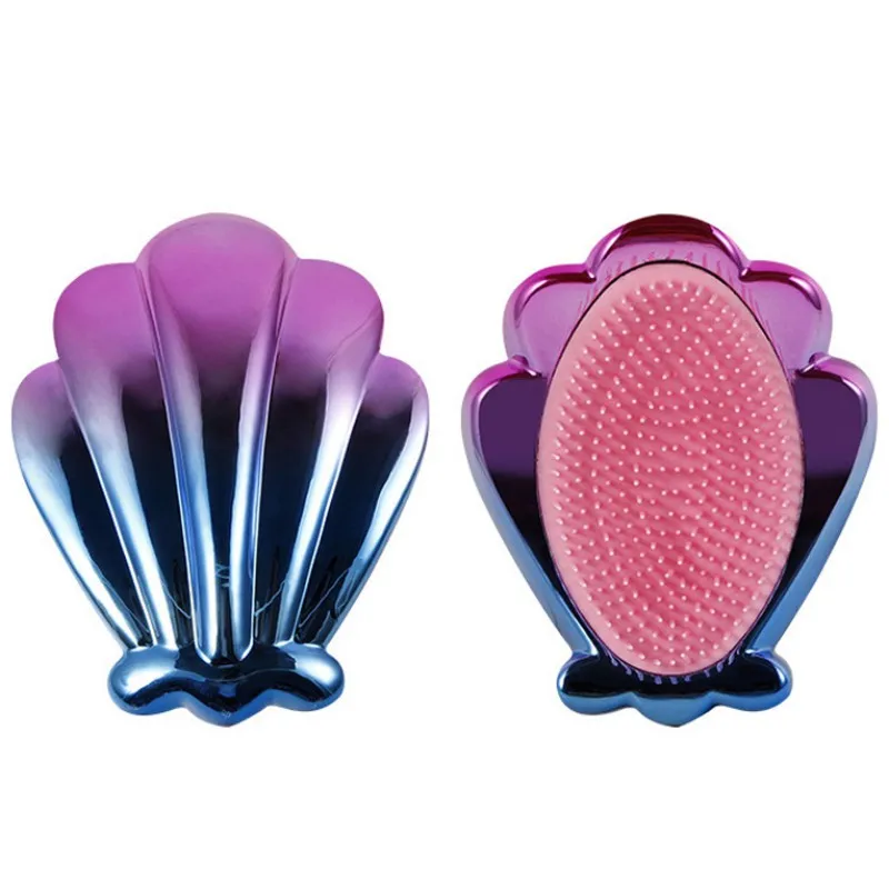 1 шт. Горячая Гальваническая расческа щетка для волос стильный гребень в форме