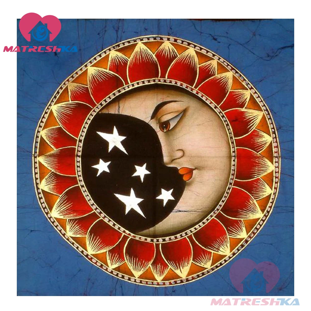 Алмазная живопись Солнце Луна вышивка шаблоны мозаика распродажа Стразы наборы