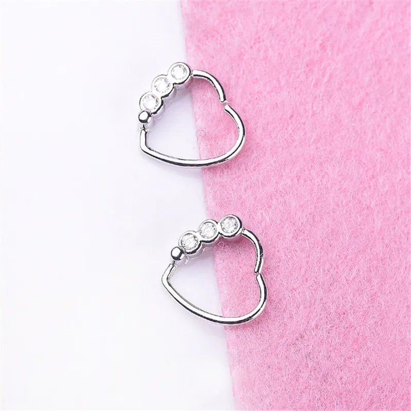 2019 модное кольцо для носа из нержавеющей стали с белым кристаллом женщин и мужчин