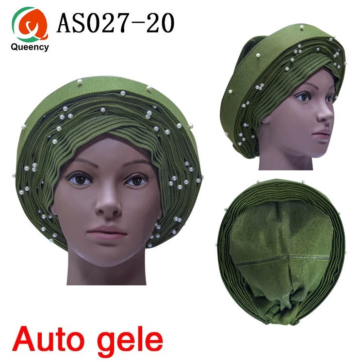 army green Queency дизайн Африканский Авто геле уже сделал дамы asuke головной убор 1 шт./упак. для свадьбы и вечерние Dhl AS027 - Цвет: army green