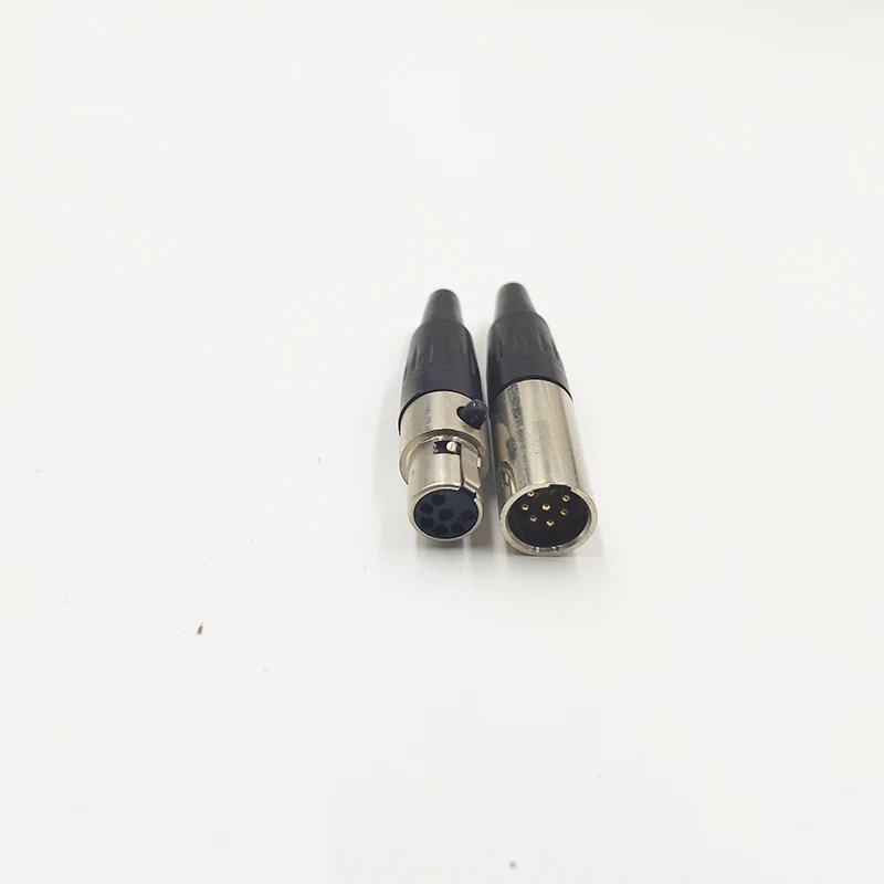 Mini XLR Microphone Audio Connectors 3/4/5/6/7 Pin Cannon Mic Microphone Mini XLR Male Female Plug Small XLR Audio Connector