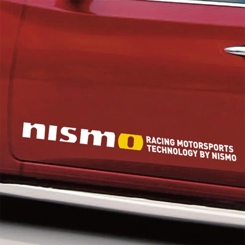 10 пар NISMO Спорт Наклейки для автомобиля двери Стикеры Nissan Qashqai 2015 Juke X Trail Tiida