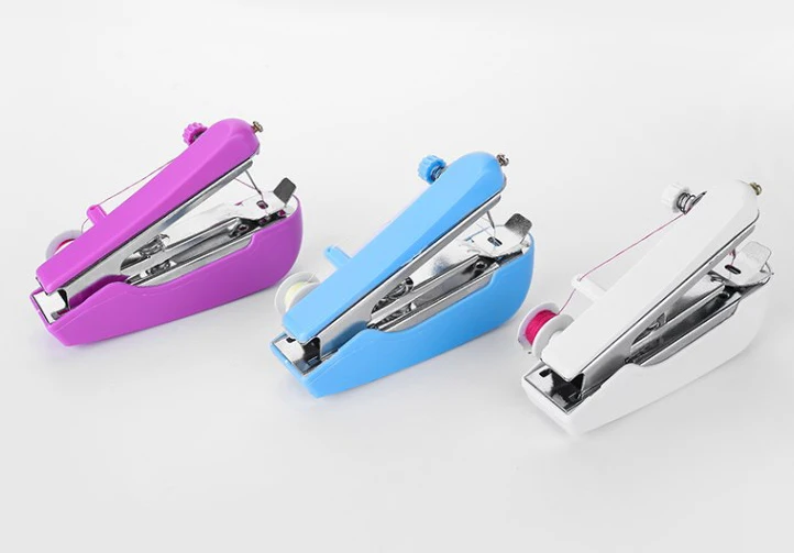 Портативные мини швейные машины рукоделие Беспроводная ручная Одежда Удобные