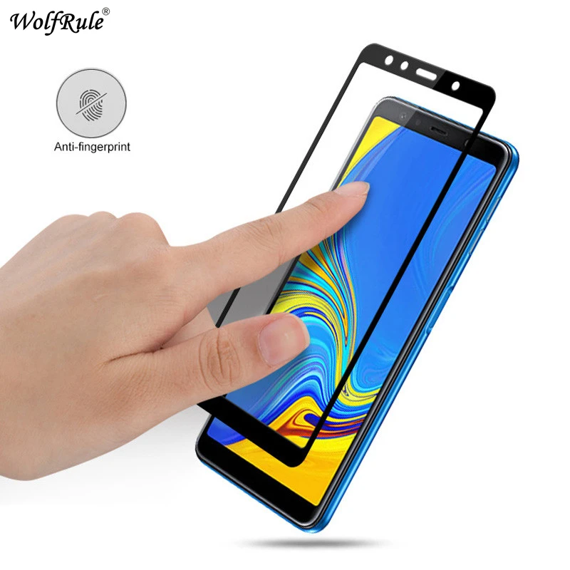 Защитное стекло для Samsung Galaxy A7 2018 2 шт. закаленное защитная пленка телефона A750 |
