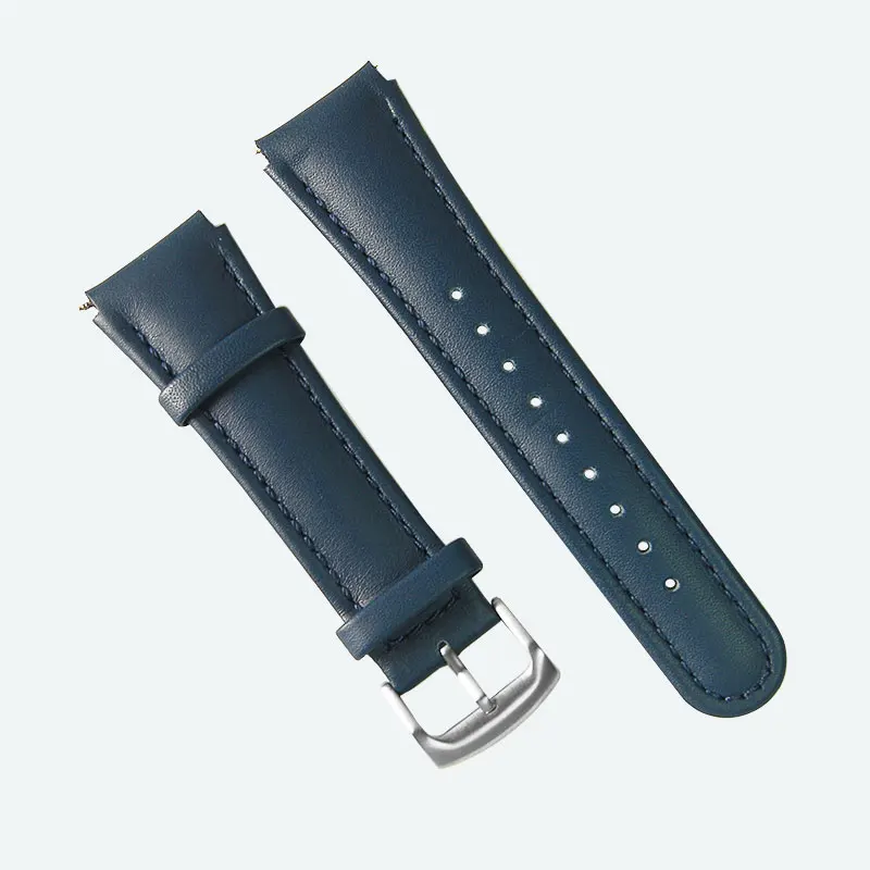 Замена для Citizen 23 мм Ремешки для наручных часов AT8020 JY8078 JY8070 синие ангелы кожаный ремешок - Цвет ремешка: Синий