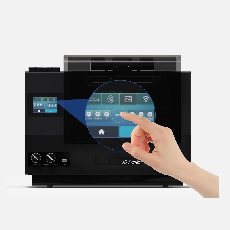 Большой размер 10,1 дюймов lcd DLP 3d принтер Jewerly стоматологический impresora 3d с функцией автоматической подача материала impressora 3d для образования