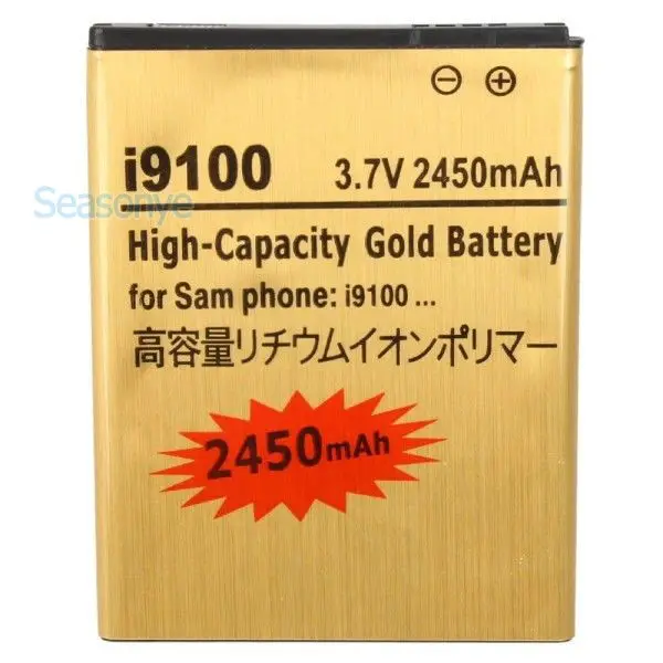 Seasonye 3x2450 мАч EB F1A2GBU / EBF1A2GBU Золотой сменный аккумулятор + зарядное устройство для