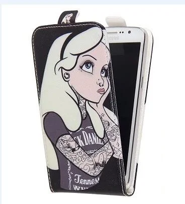 Hot sale Luxury case For philips Xenium s337 phone Flip Leather back cover skull item up and down XH005 High quality | Мобильные