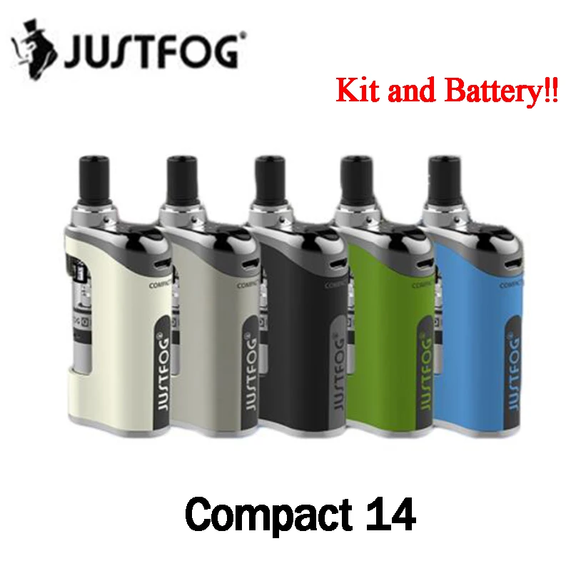Оригинальный Justfog компактный 14 стартовый комплект и компактная батарея 1500 мАч 1 8