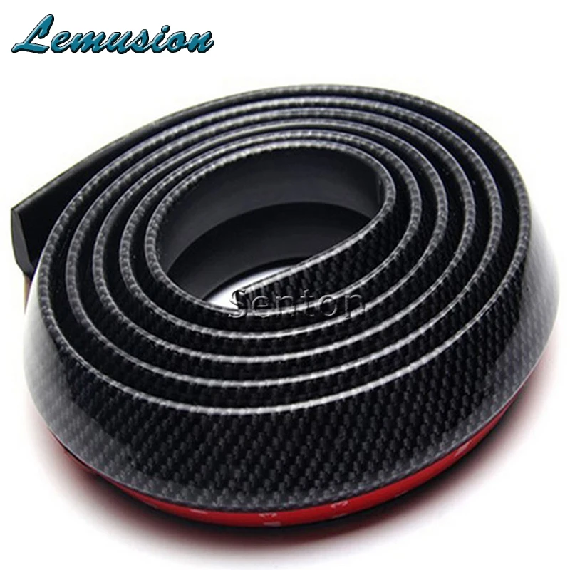 Автомобильный Стайлинг автомобильная передняя губа из углеродного волокна 2 5 м