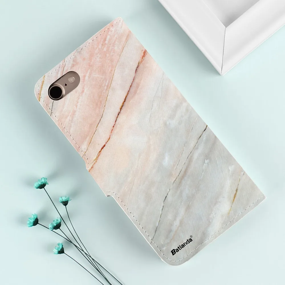 Batianda искусственная кожа + Поликарбонат Жесткий Чехол для iPhone 6 6s Плюс/7 plus/8 плюс