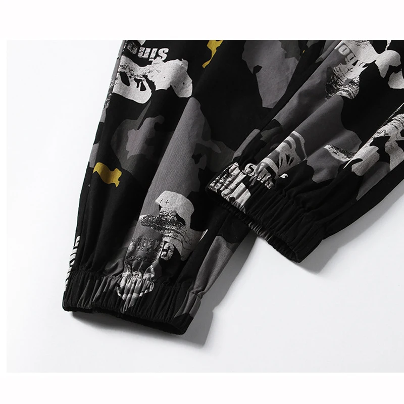 

Streetwear Camouflage Harem Pants Men Jogger Elastic Waist Sweatpants Camo 2019 Fashion Autumn Loose Pant Male Big Size HZ027