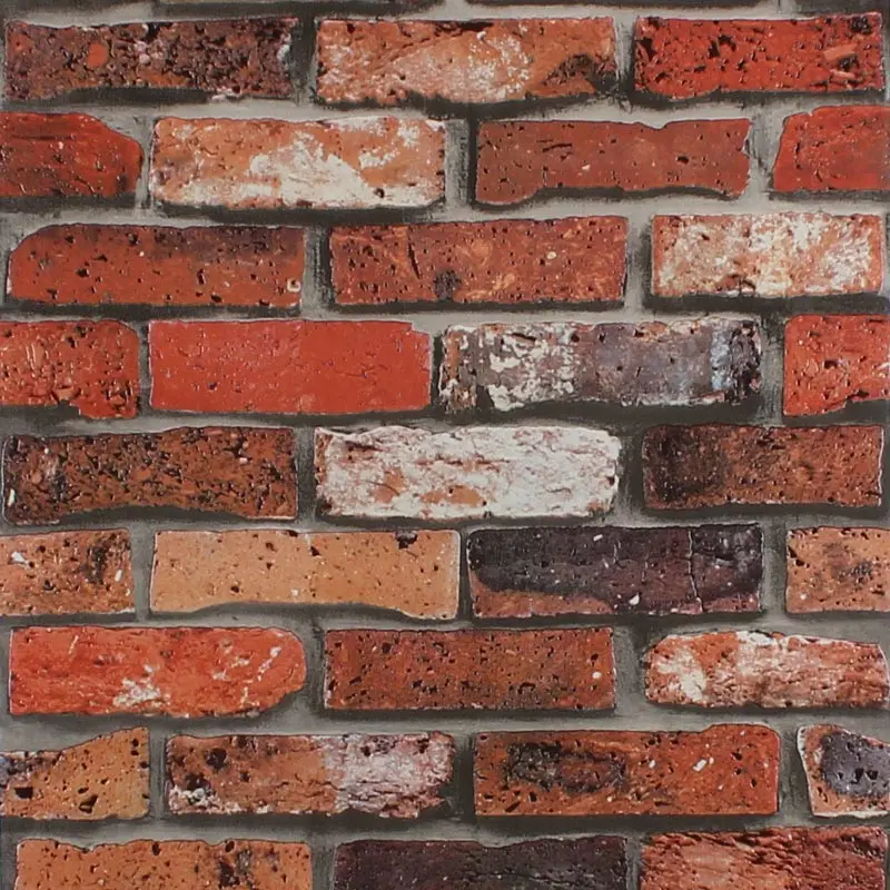 3D кирпичная стена из ПВХ водонепроницаемая Современная гостиная кухня виниловая