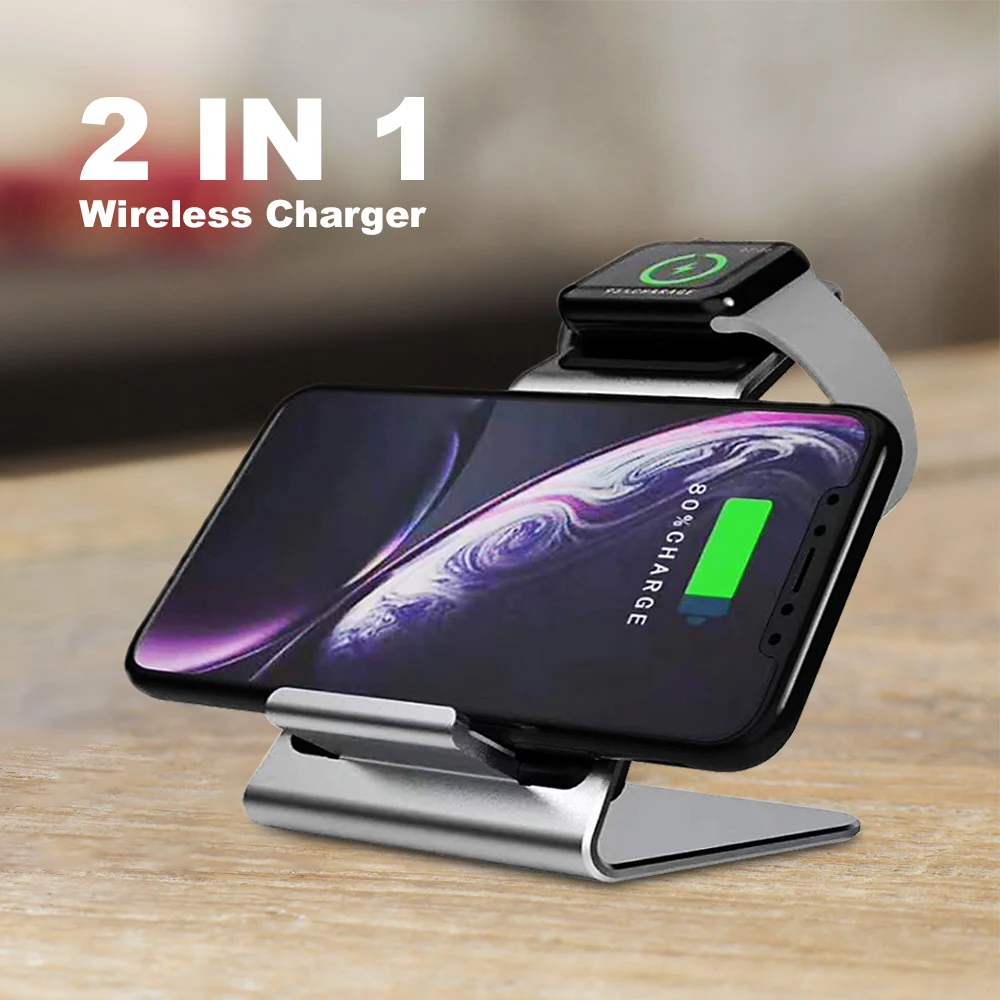 Держатель NYFundas из алюминиевого сплава для беспроводного зарядного устройства