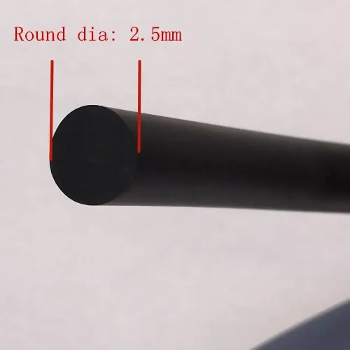Round Dia 2.5mm O форма нитриловая Резиновая полоса 5 м твердое уплотнение круглый диаметр 0,8 1,0 1,2 1,5 1,8 2,5 3,5-30 мм масляное уплотнение не Пенящийся материал - Цвет: Round Dia 2.5mm