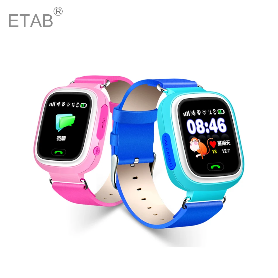 Etab GW006 1.22 дюймов HD Глобальный Потенциал SOS Точная GPS трекер Ответ На Вызов Голос
