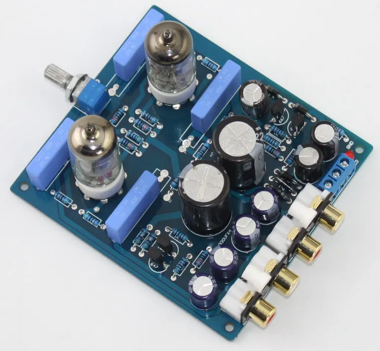 

AC12V-0-AC12V X10-D 6J1 Tube preamp board completed board 100*90*56MM