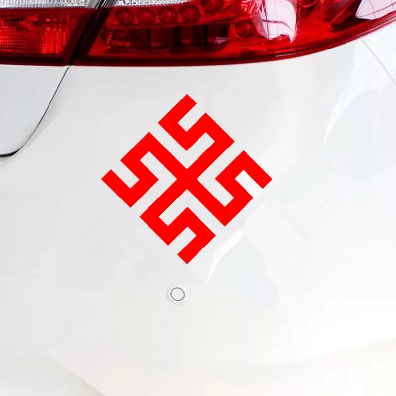 Забавная виниловая наклейка на автомобиль 15*15 см серебристый/черный цвет для