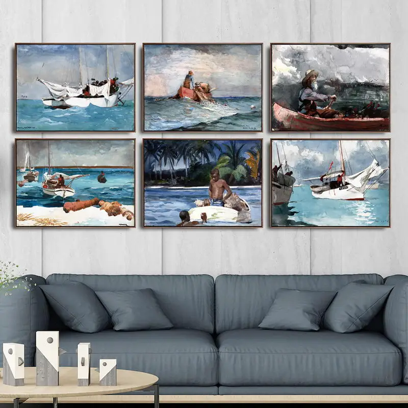 Домашний декор художественные настенные картины для гостиной постер печать на
