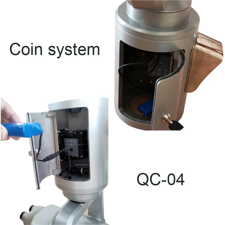 20x100 мм гигантский телескоп бинокулярный с монетным управлением бинокль