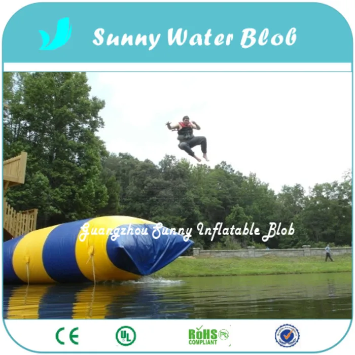 Бесплатная доставка 0 9 надувной водяной батут из ПВХ водный батут|water blob|blob jumpwater