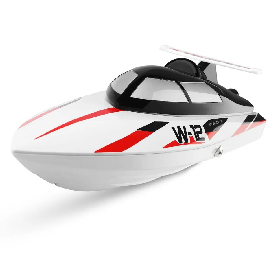 Белый Wltoys WL912-A высокое моделирование пульт дистанционного управления Лодка тип беспроводной высокоскоростной 2,4G пульт дистанционного управления лодка анти-наконечник скоростной катер р/у - Цвет: Белый