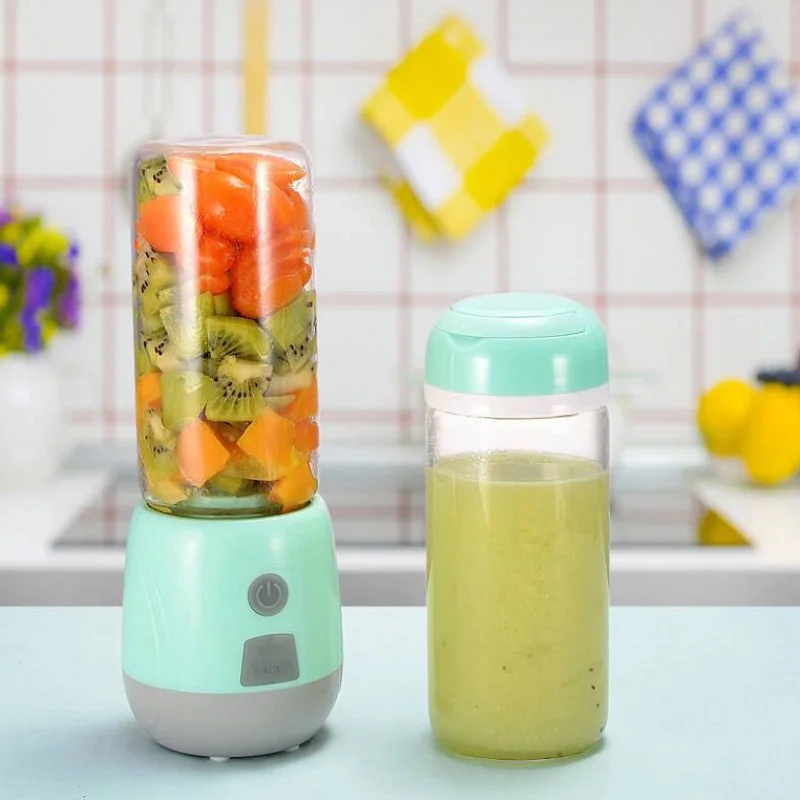 Портативная Мини соковыжималка сок многофункциональная кухонная бытовая автоматическая соковыжималка Бытовая маленькая соковыжималка зарядка электрическая соковыжималка чашка