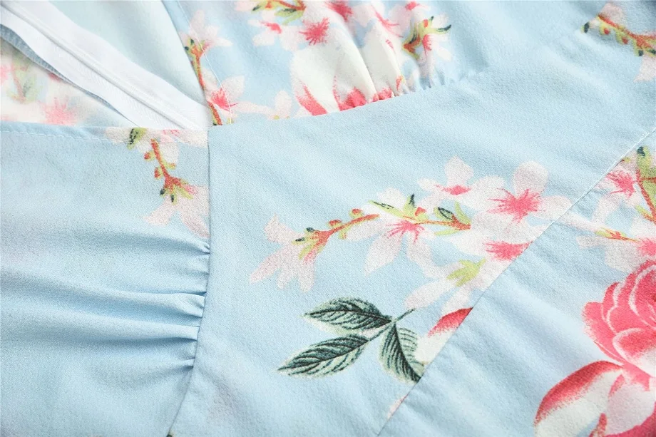 Женское винтажное мини-платье с v-образным вырезом плиссированное платье