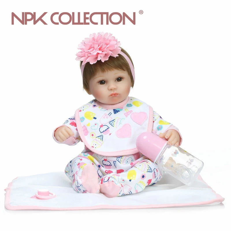 Кукла реборн NPKCOLLECTION Реалистичная силиконовая Детская кукла-младенец популярные