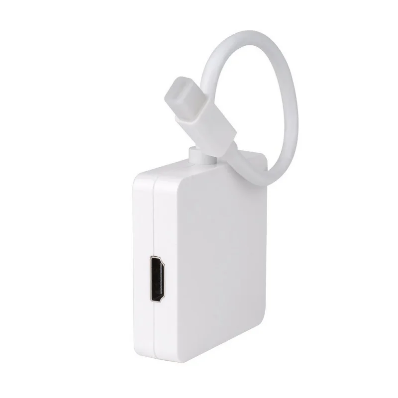 ABHU 3 в 1 Мини дисплейный Порт Thunderbolt к HDMI/DVI/VGA дисплей порт кабель адаптер для Mac Book