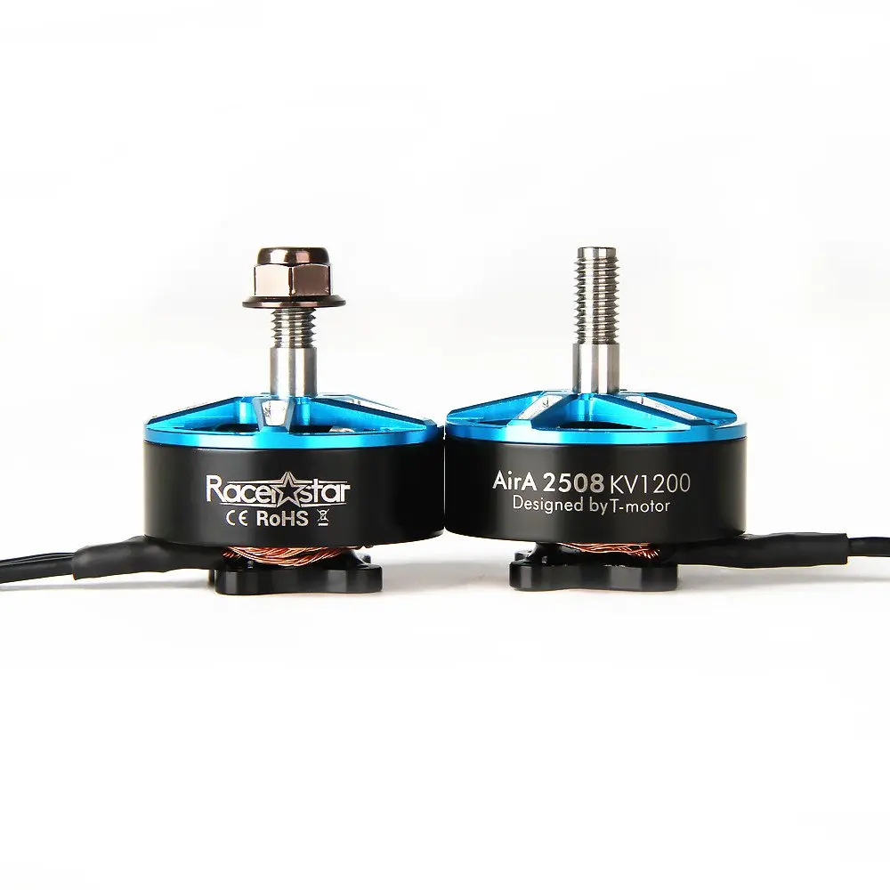 1/2/4 шт. Racerstar AirA 2508 1200KV 4-6S резьбы CW бесщеточный мотор для RC пульт дистанционного управления Управление игрушки Запасные Запчасти аксессуары