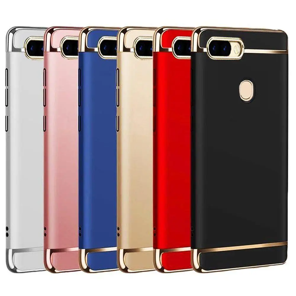 For Oppo R11 / R11S PLUS Hot Sale Shockproof Slim Plating PC Matte Back Fitted Protective Mobile Phone Case Cover |