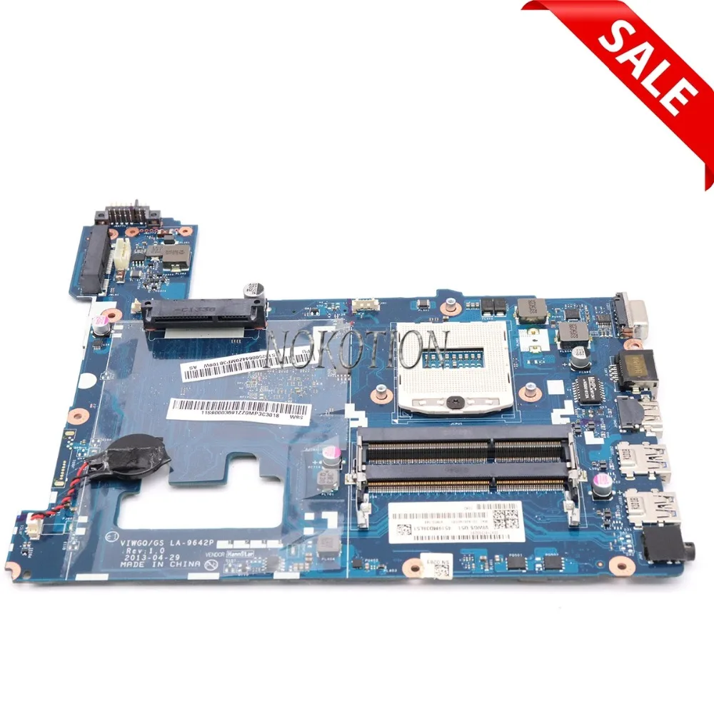 NOKOTION материнская плата для ноутбука lenovo ideapad G510 LA 9642P 90003691 розетка PGA 947 HM86 GMA HD4600 DDR3