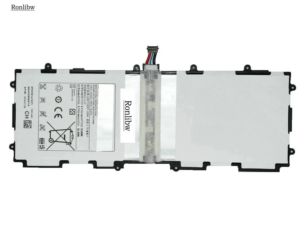 Аккумулятор Ronlibw 7000 мач SP3676B1A(1S2P) для Samsung Galaxy Tablet Tab Note 10 1 P5100 N8000 N8010 P7510 P7500 P5110 |