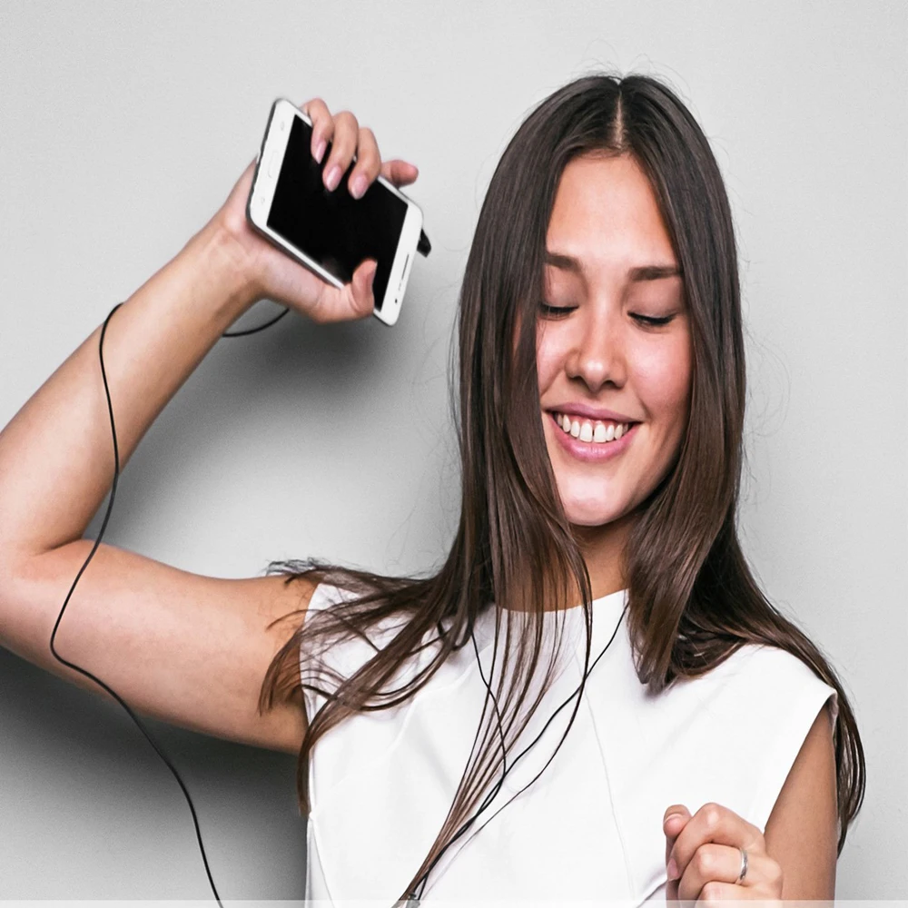 Лидер продаж высококачественные проводные наушники 1 2 м с микрофоном