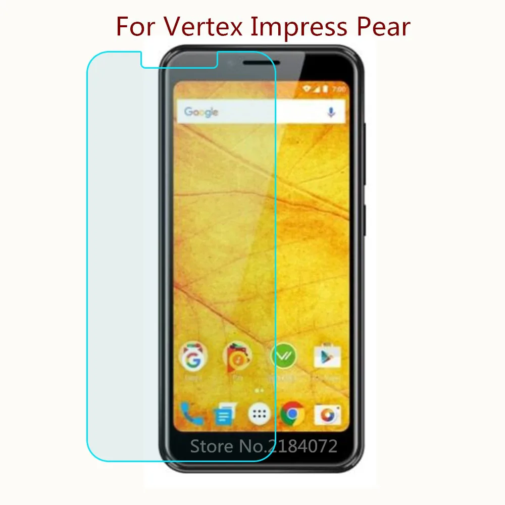 9H 2.5D Защитное стекло для экрана Vertex Impress Pear закаленное смартфона Передняя пленка