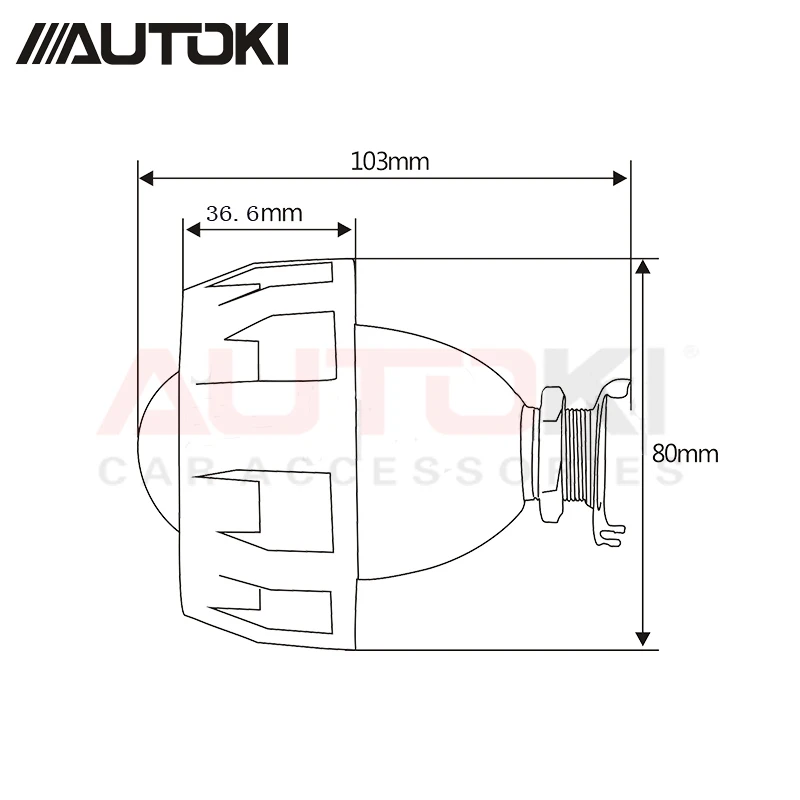 Autoki 2 шт./лот 1 8 дюйма Мини HID биксеноновый проектор с кожухом LHD RHD для