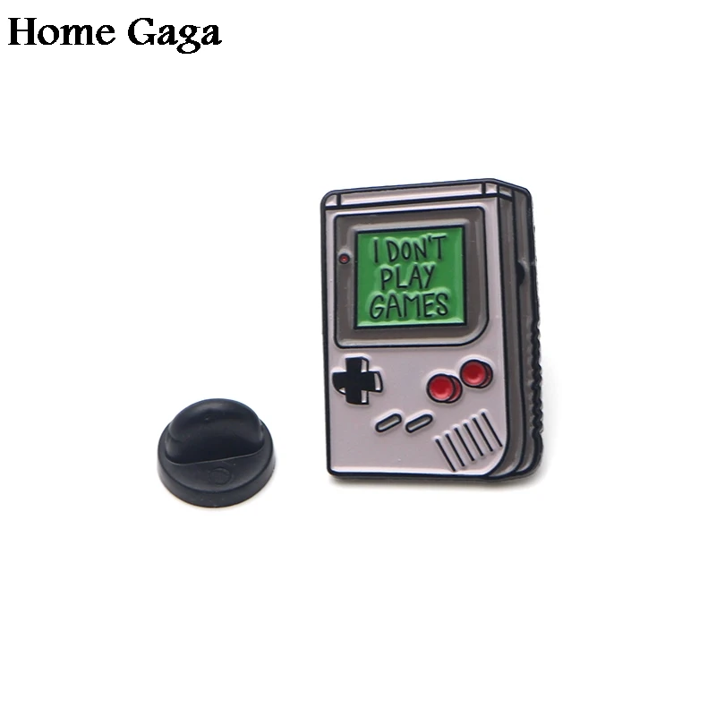Homegaga Game boy advance металлическая цинковая эмалированная заколка трендовая медаль para