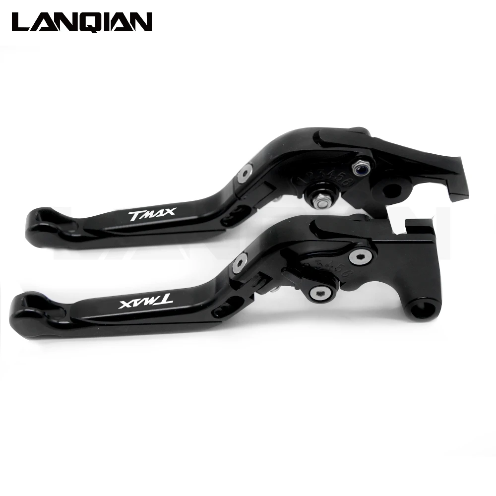 BKBKBKBK Lever Для Yamaha T Max T-Max 500 2004-2011 Tmax 530 DX SX 2012- аксессуары для мотоциклов Рычаги Тормозная система сцепления и ручка для руля - Цвет: BKBKBKBK Lever
