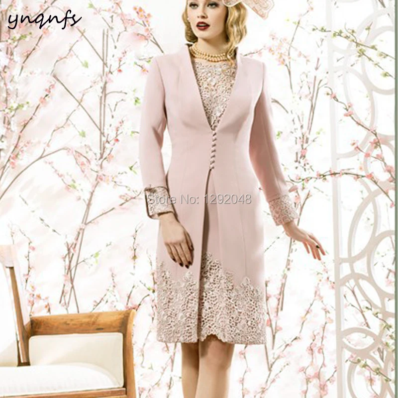 YNQNFS MD258 атласные 2 шт. винтажные элегантные 2020 для матери невесты/короткие