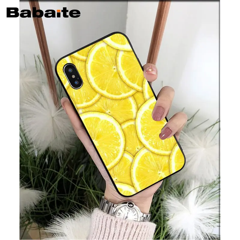 Babaite полный экран Фрукты красочные милые аксессуары для телефона чехол Apple iPhone 8 7 6
