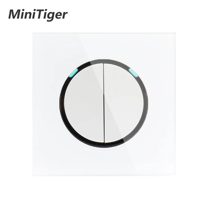 Minitiger 2019 Новое прибытие Хрустальная стеклянная панель 2 банды 1 способ случайный