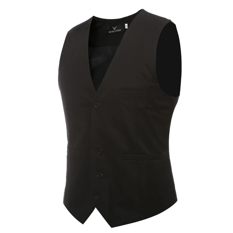 Новое поступление Мужская мода костюм жилет для мужчин Slim Fit жилеты на свадьбу
