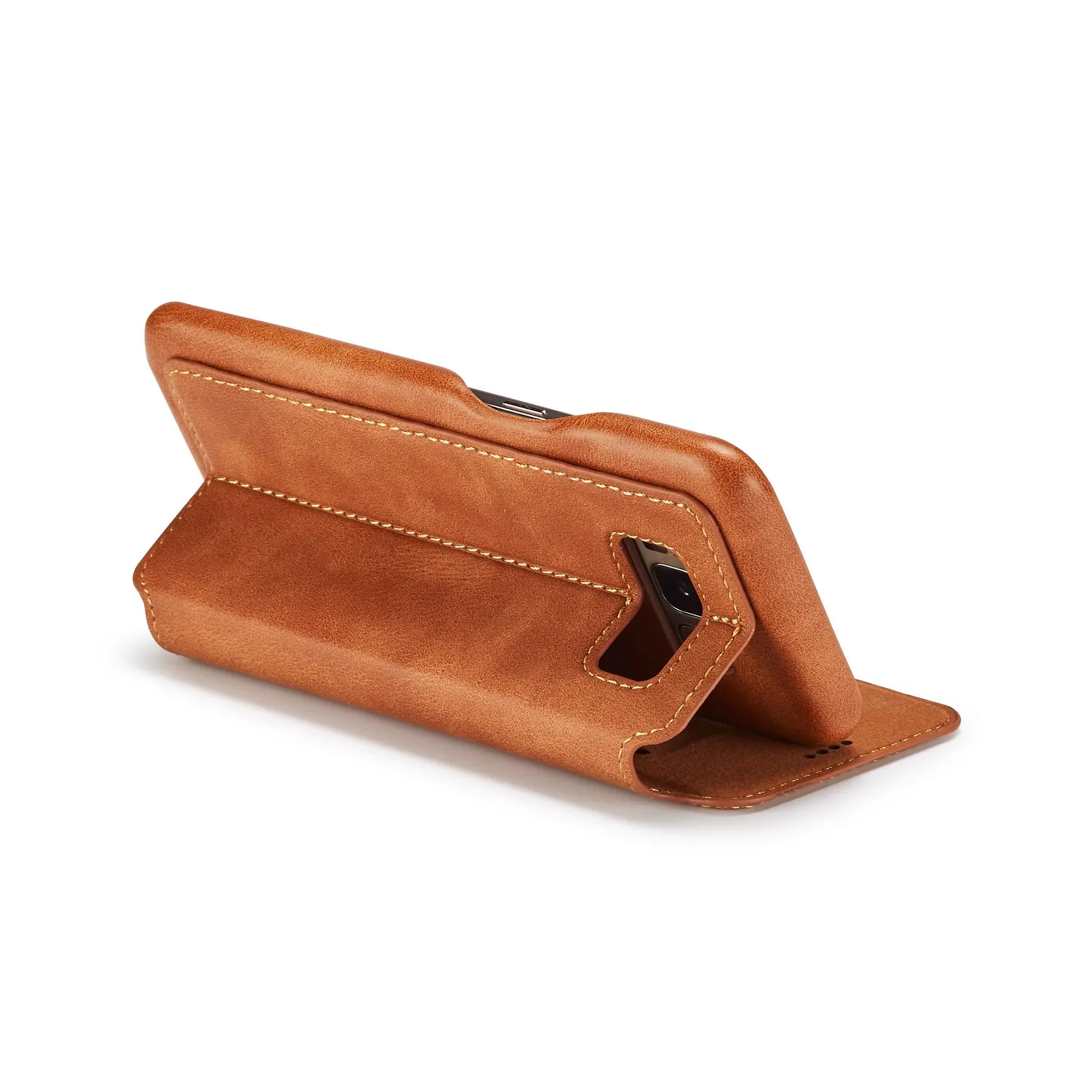 Магнитный притяжение флип чехол ультра тонкий для Samsung Galaxy S8 + S8Plus бизнес ретро