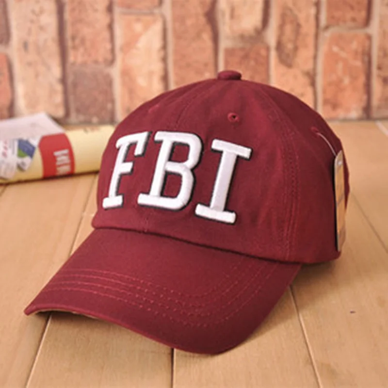 Высокое качество оптом и в розницу 1 шт. voron Hat& cap FBI мода досуг вышивка кепки S унисекс бейсболка
