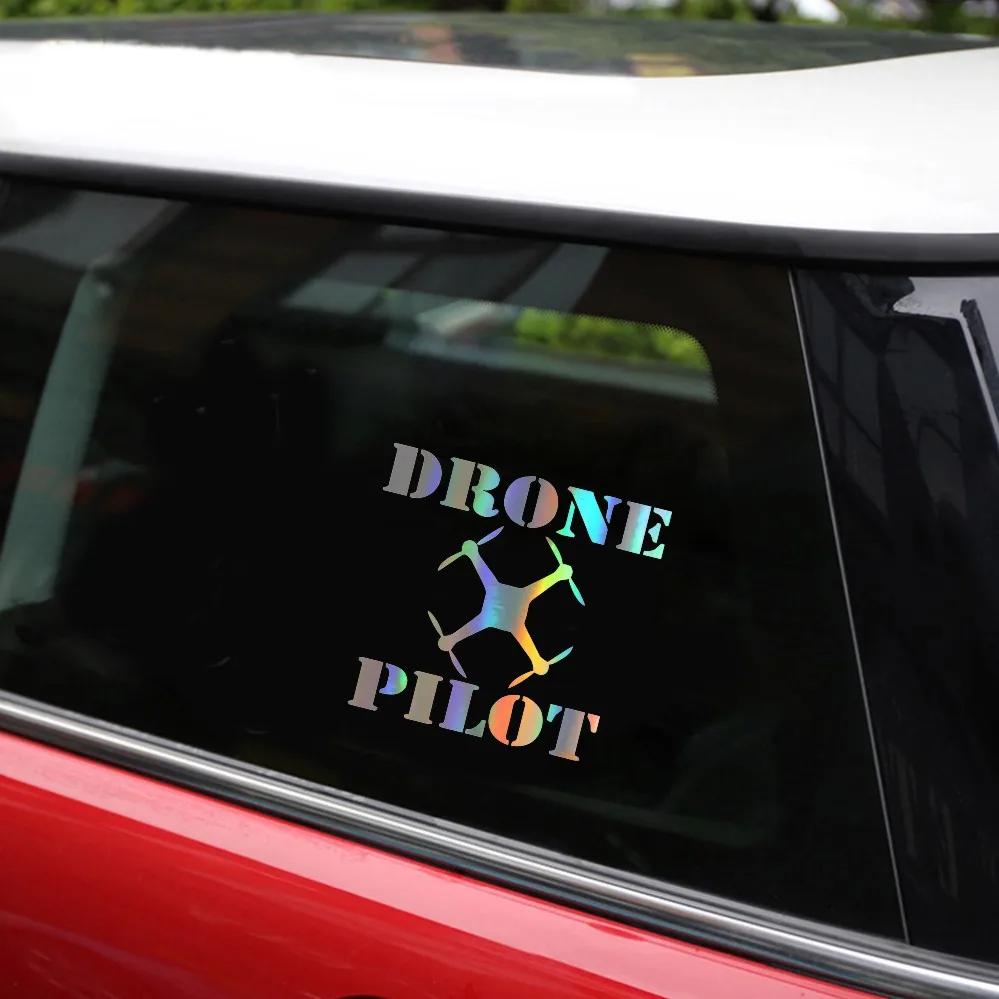 15*13 9 см Новый Стиль Dazzle DRONE пилот Стайлинг автомобиля виниловые наклейки на
