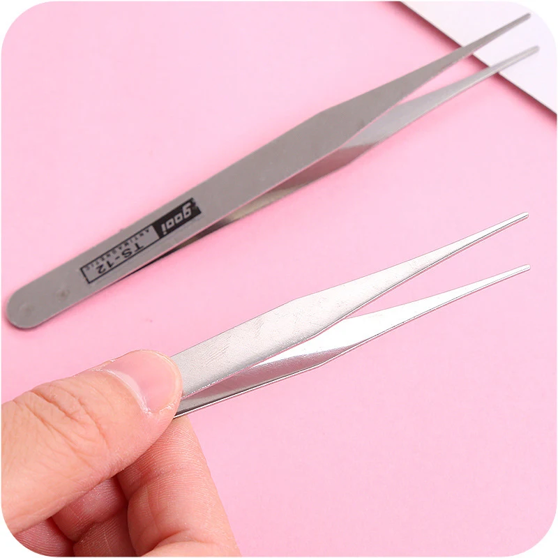 1 шт. пинцет для бровей из нержавеющей стали инструменты наращивания ресниц